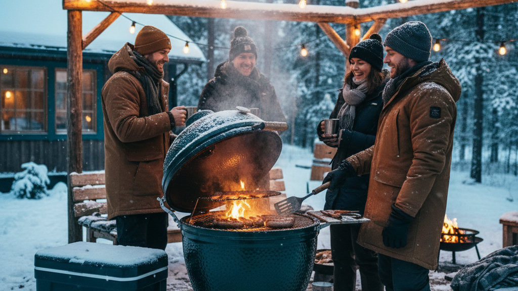 De winterbarbecue: voorbereiding op de kou in november
