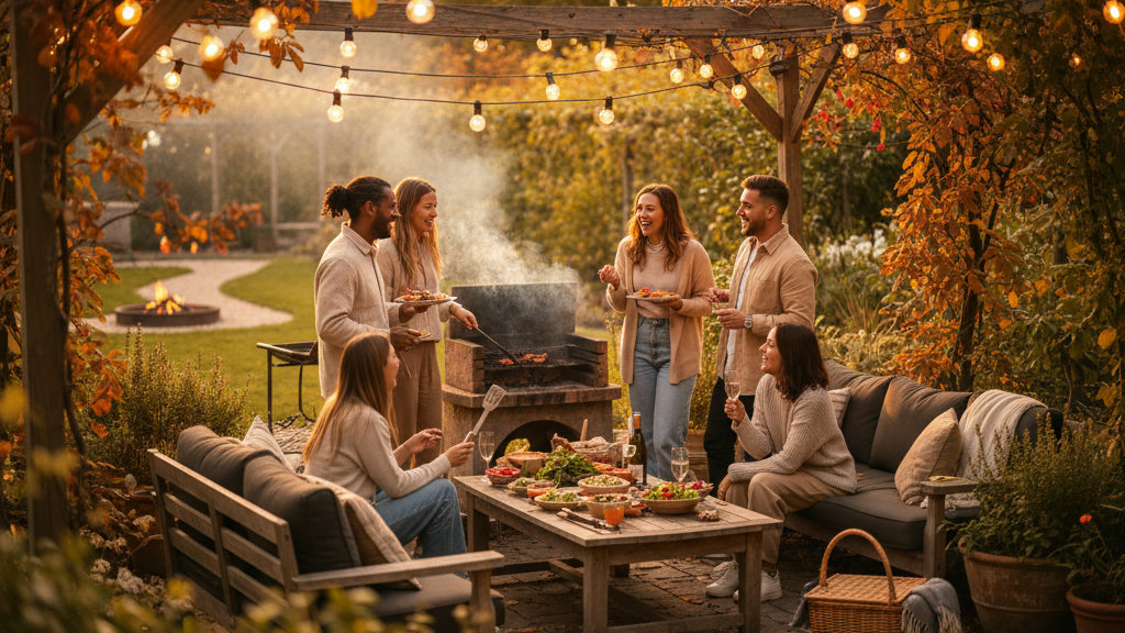 Je tuin klaar maken voor gezellige frisse barbecueavonden