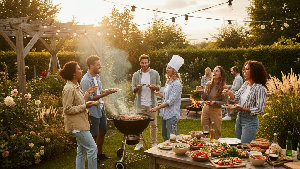Een nazomerse verjaardag: barbecueën in september