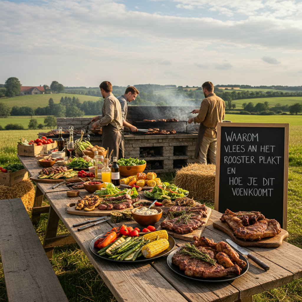 Waarom vlees aan het rooster plakt en hoe je dit voorkomt